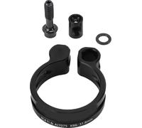 31,8 mm pince de selle de vélo en alliage d'aluminium tube creux pour route de montagne noir