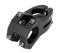 31,8 x 45 mm Poignées de vélo de montagne Tige en alliage d'aluminium Riser court Durable Résistant à la corrosion Absorbant les chocs pour la compétition de descente et de (Black)