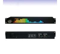 31-Band Digital Equalizer, Dual-Channel 15-Band Stereo Graphic Equalizer, Digital Audio Stereo Graphic EQ, with Remote Control, Supports 10 Preset Sound Effects