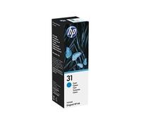 HP 31 Bouteille d'encre cyan authentique 70 mL (1VU26AE) pour HP Smart Tank 455/457/513/Plus 555/Plus 559/Plus 570/Plus 655