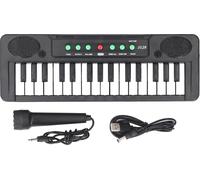 31 Key Electronic Kids Piano Dual Power Modes Demo -Songs Rhythm Sound Effects Volume control adjustable Child -keyboard with microphone