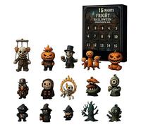31 Nights of Fright Halloween Advent Calendar 2025, Countdown Box with Figurines & Scary Doll Collectible Horror Figures, Mini Hanging Charms Spooky Decorations for Halloween Countdown