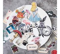 31 pcs/Pack Belle Alice au Pays des Merveilles Lapin Autocollant Décoratif DIY Planificateur Journal Scrapbooking Album Autocollants