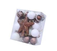 31 pièces Boule de noël Ornement incassable Boules de noël décorations suspendues pour Couronne d ' Arbre Manteaux embellissements Ornement Suspendu d ' Arbre de Vacances