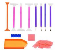 31 Pièces diamond painting stylo Stylo de Peinture au Diamant Diamond Painting Outils Plastique Diamant Broderie Stylo Art Point Perceuse Stylo Outil pour Diamant Peinture Artisanat DIY Accessoires
