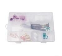 31 pièces pour lentille à gaz stubby #12 pour brûleur TIG 31 pièces | 31 Pièces Kit Complet Lentille à Gaz #12 Convient pour WP-17/18/26 Installation Facile Durable