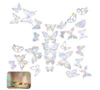 31 Pièces Suncatcher Sticker, Rainbow Prism Autocollant En Verre, Anti Collision Arc-En-Ciel Fenêtre, Diamètres Variés, Anti-Collision Statique Arc-En-Ciel, Décoration Lumineuse Pour Maison, Bureau