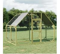 3102988 vidaXL Poulailler 268x200x190 cm Bois de pin massif imprégné