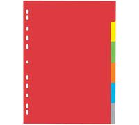 [31061-20-5] PAGNA Lot de 5 Intercalires carton, A4, 6 touches, 6 couleurs