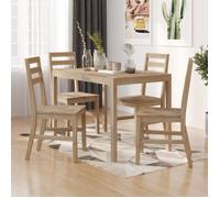 Vidaxl Ensemble De Salle À Manger 5 Pcs Bois D'acacia Solide Marron