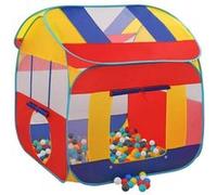 3107707 vidaXL Tente de jeu avec 550 balles 123x120x126 cm Multicolore G