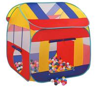 vidaXL Tente de jeu 550 balles 123x120x126 cm Multicolore