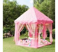 Vidaxl Tente De Jeu Princesse Avec 250 Balles Rose 133x140 Cm