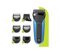 Braun Series 3 310BT Rasoir à grille Tondeuse Noir, Bleu
