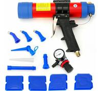 310ml Distributeur pneumatique de cartouches Presse à cartouches pneumatique Pistolet à colle pour verre Pistolet à cartouche de silicone pour verre Assembler Etanchéité Monter Carreaux Réparer