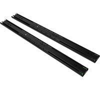 311421007501710 Paires de glissières de tiroir 3 sections extension grand rail de guidage à roulement à billes pour bureau à domicile22in