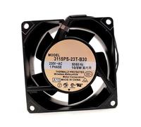3115PS-23T-B30 8038 8CM Cooling Fan,230V 2-Wire 8/10W Dual Frequency Large Air Volume Ball Bearing Fan