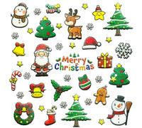 312 Pièces Autocollant Noel Pailletés, Gommettes Noel Decoration, Stickers Noel pour Décoration Cartes Cadeau Calendrier de l'Avent Enfant Scrapbooking, Calendrier de l'Avent Cadeaux Noel Enfant