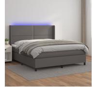 vidaXL Cadre de Lit, Lit Rembourré, Lit Double avec Sommier à Lattes, Lit Adulte de Chambre à Coucher, Moderne, Blanc 180x200 cm Similicuir Blanc https://www.fnac.com/mp48570228/vidaXL-Sommier-a-ressorts-de-lit-Blanc-180x200-cm-Similicuir/w-4?oref=502edc37-0509-1a3a-627e-53596932d880