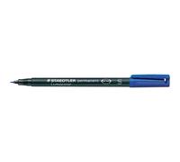 Staedtler 313-3 - Crayon aluminium Lumocolor, Tip-S, permanent, bleu, 1 pièce