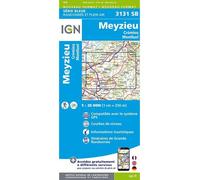 IGN Carte de randonnée Série Bleue n°3131 – Meyzieu, Crémieu, Montluel – 1:25 000