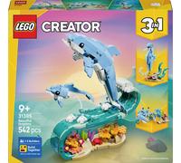 LEGO Creator 3-en-1 31385 Animaux Marins : les Beaux Dauphins - Jouet