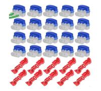 314 T Shaped Wire Connector Set 20 Pcs Robotic Lawnmower with 10Connection Clamps Plastic Cable Connector for Lawn Mower