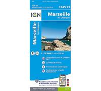 IGN Marseille / Les Calanques - Carte topographique Taille unique