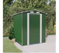 3147427 vidaXL Abri de jardin Vert 192x191x223 cm Acier galvanisé