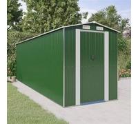 Abri de Jardin Vert 192x274x223 cm Acier Galvanisé Cabine de Stockage vidaXL