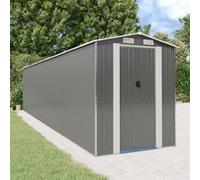 Vidaxl Abri De Jardin Gris Clair 192x938x223 Cm Acier Galvanisé