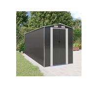 3147453 Abri de jardin Anthracite 192x523x223 cm Acier galvanisé