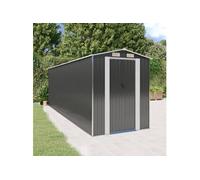 3147454 Abri de jardin Anthracite 192x606x223 cm Acier galvanisé