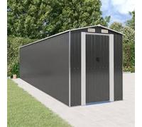 Vidaxl Abri De Jardin Anthracite 192x855x223 Cm Acier Galvanisé