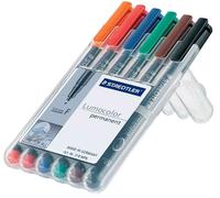 [315 WP6] STAEDTLER étui de 6 marqueurs non-permanent Lumocolor 315M