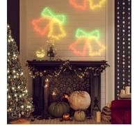 vidaXL Figurines de cloches de Noël avec 72 LED 2 pcs 50x56 cm