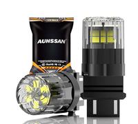 3157 Ampoule LED, 6000K Xenon Blanc 6.5W 12V-24V DC9-32V Super Lumineux T25 P27/7W 3156 P27W pour la Voiture LED Feux Inverse, Feu de Virage, Feu de Frein/Arrière, Lumière de Course de Jour (2Pièces)
