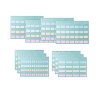 316 Pièces Onglets Adhésifs Multifonctions Pet, Marque-pages | Étude et Travail, Écriture Facile des Repères, Format Portable, en PET et Papier Offset