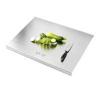 316 Plaque Inox Cuisine Plan de Travail avec Double Face, 3mm D'épaisseur | Qualité Alimentaire, Imperméable et Facile à Nettoyer, Idéale pour Toutes Vos Préparations Culinaires(60x60)