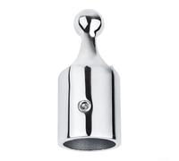 316 SS Capuchon d'extrémité pour rails de cadre d'auvent supérieurs Bimini compatible avec les dimensions standard des rails de glissière marins (22 mm)