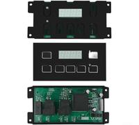 316455500 Tableau de commande de four pour minuteur électrique à gaz Electrolux - Verre résistant à la chaleur et anti-traces de doigts pour surface Simple Fit pour Kenmore pour modèles Tappan