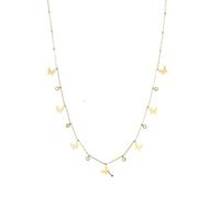 316L Collier de Papillon Rond