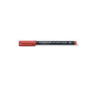 Staedtler Stylo feutre Lumocolor 317 M permanent pointe 1 mm écriture moyenne rouge
