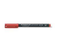 STAEDTLER marqueur permanent "Lumocolor 317M", rouge, Tracé 1mm