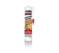 RUBSON Maison, Mastic Sols & Terrasses, mastic extérieur tous supports - Coloris Gris- Cartouche 280ml