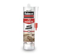 Rubson Mastic acrylique Maison Bois & Parquet couleur Hêtre, cartouche 280 ml