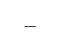 Staedtler Lumocolor, Lot de 10 marqueurs permanent, couleur d'encre bleue au séchage rapide, pointe fine de 0,6 mm, 318-3