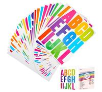 318 Pièces 24 Feuilles Vinyle Stickers Lettres Étanche Chiffres Adhesifs Autocollant Lettre Alphabet Lettres Adhésives Étiquettes Collantes Pour Artisanat, Scrapbooking, Cartes De Vœux