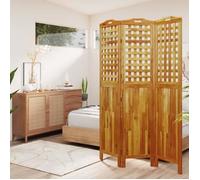 318547 vidaXL Cloison de séparation 3 panneaux 121,5x2x180 cm Bois d'acacia