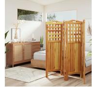 318548 vidaXL Cloison de séparation 4 panneaux 162x2x115 cm Bois d'acacia